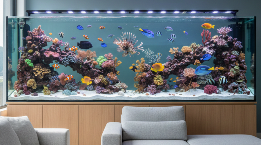 aquarium glass white residue