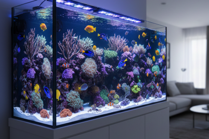 clean aquarium glass with vinegar