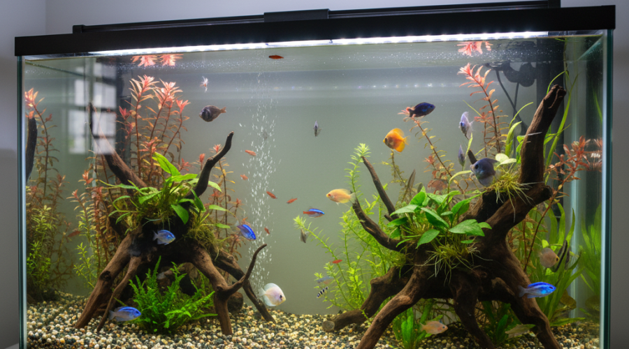 how to clean fish tank gravel with vinegar