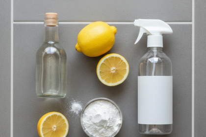 what removes hard water stains from tile