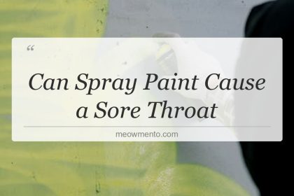 can spray paint cause a sore throat