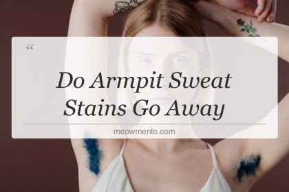 do armpit sweat stains go away