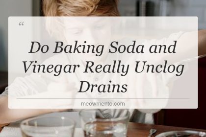 do baking soda and vinegar really unclog drains