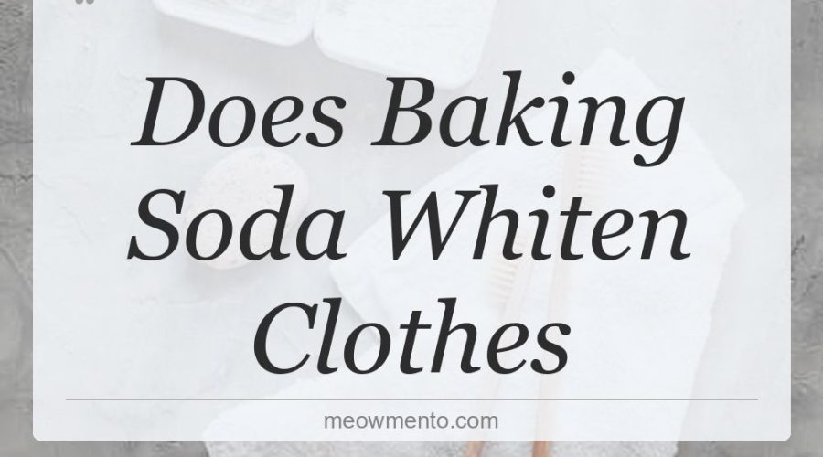 does baking soda whiten clothes