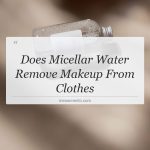 does micellar water remove makeup from clothes