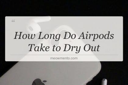 how long do airpods take to dry out