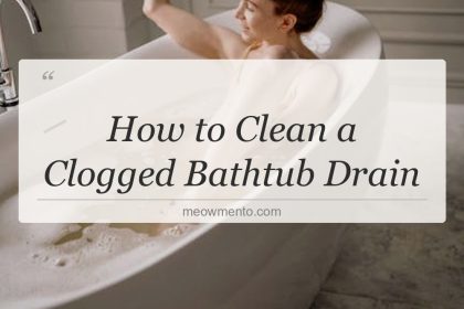 how to clean a clogged bathtub drain