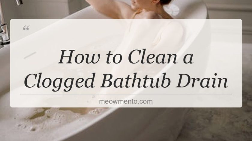 how to clean a clogged bathtub drain