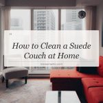 how to clean a suede couch at home