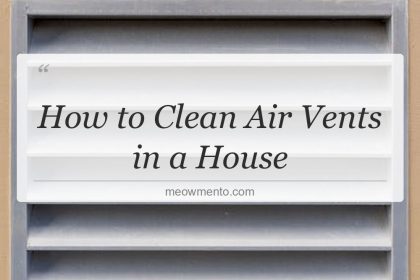 how to clean air vents in a house