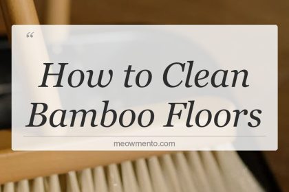 how to clean bamboo floors