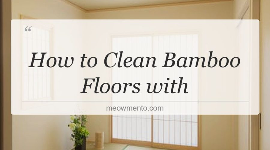 how to clean bamboo floors with
