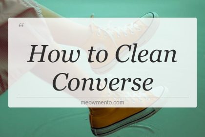 how to clean converse