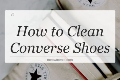 how to clean converse shoes