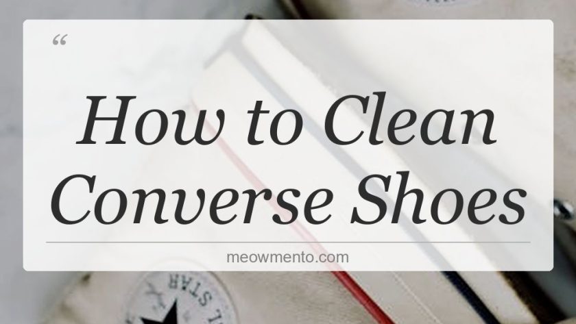 how to clean converse shoes