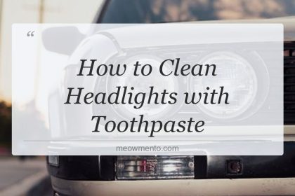 how to clean headlights with toothpaste