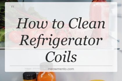 how to clean refrigerator coils