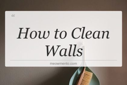 how to clean walls
