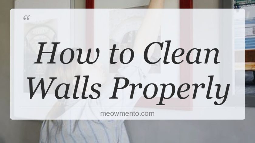 how to clean walls properly