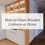 how to clean wooden cabinets at home