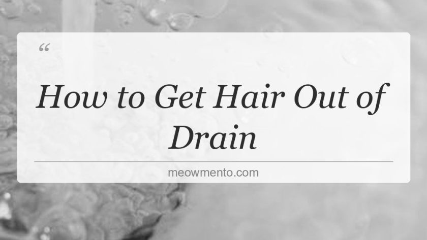 how to get hair out of drain