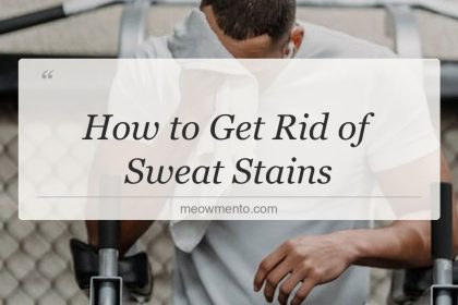how to get rid of sweat stains