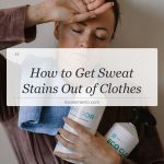 how to get sweat stains out of clothes