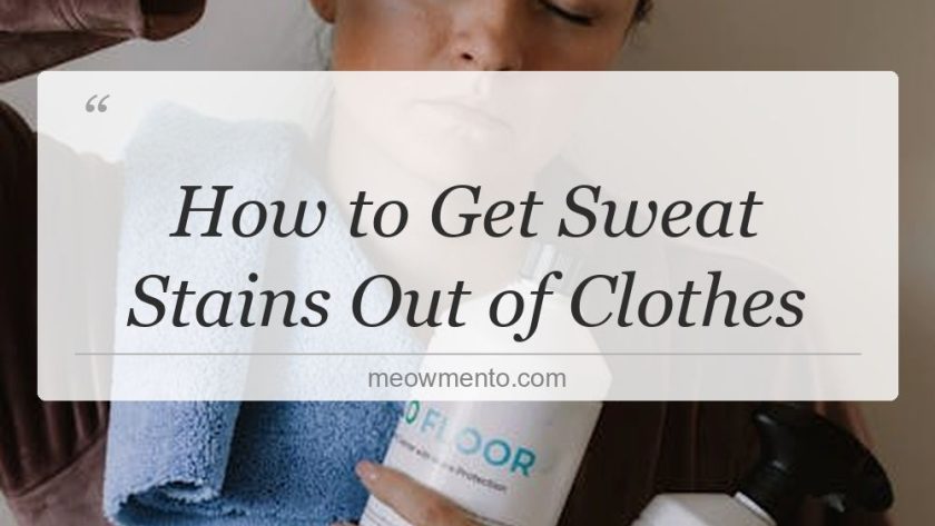 how to get sweat stains out of clothes