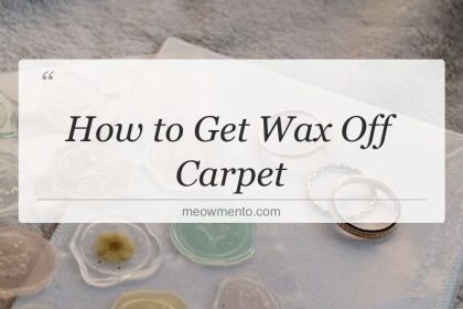 how to get wax off carpet
