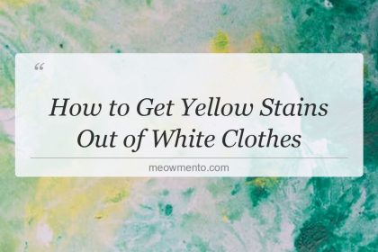 how to get yellow stains out of white clothes