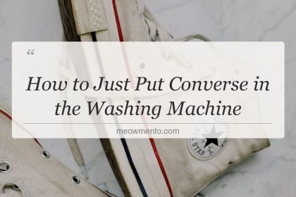 how to just put converse in the washing machine