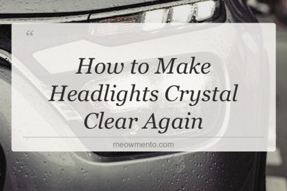 how to make headlights crystal clear again