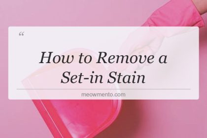 how to remove a set in stain
