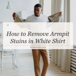 how to remove armpit stains in white shirt