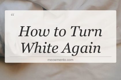 how to turn white again