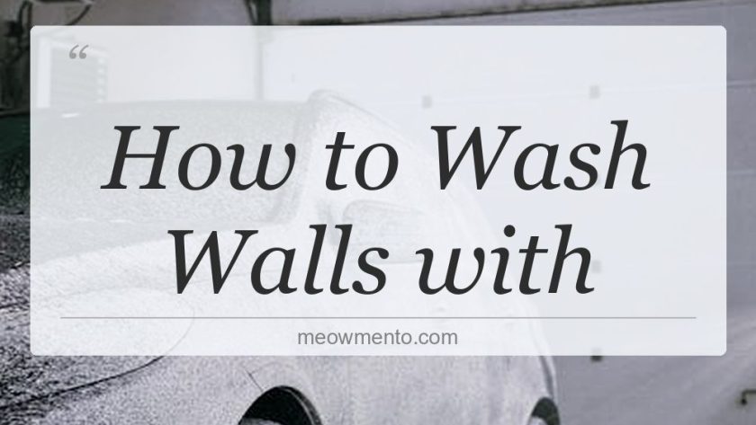 how to wash walls with