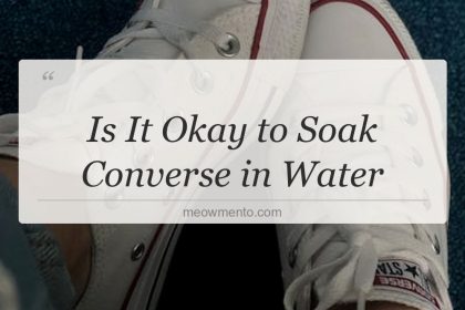 is it okay to soak converse in water