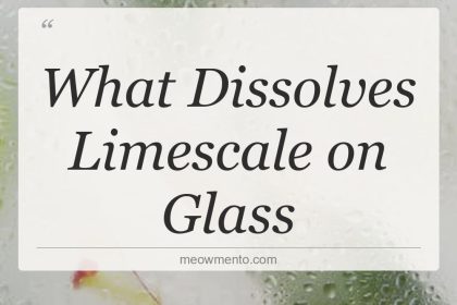 what dissolves limescale on glass