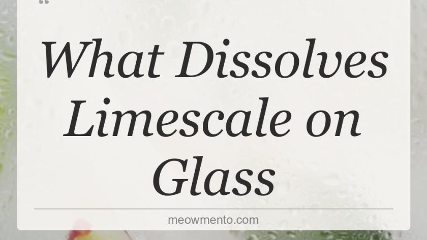 what dissolves limescale on glass