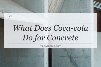 what does coca cola do for concrete