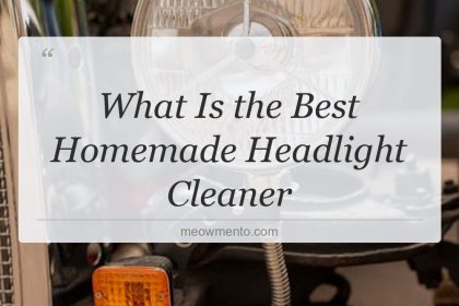 what is the best homemade headlight cleaner