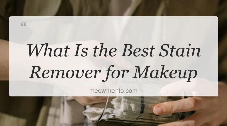 what is the best stain remover for makeup