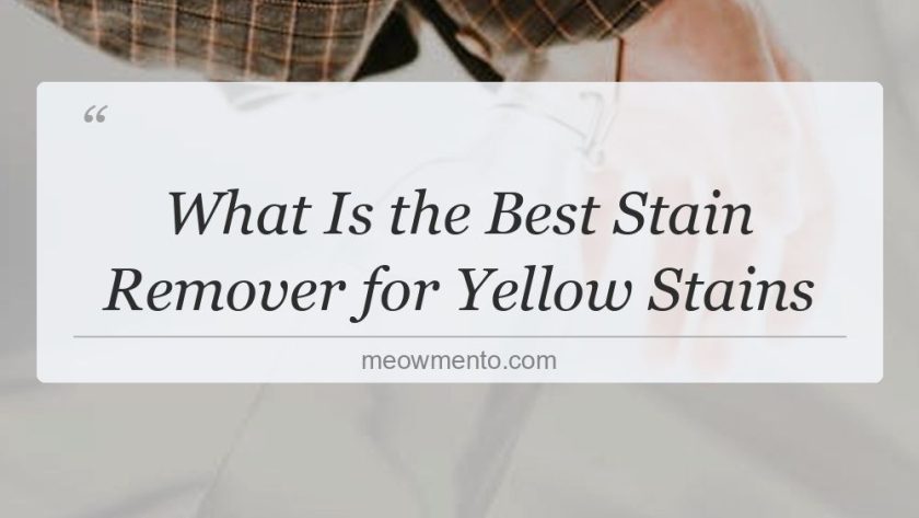 what is the best stain remover for yellow stains