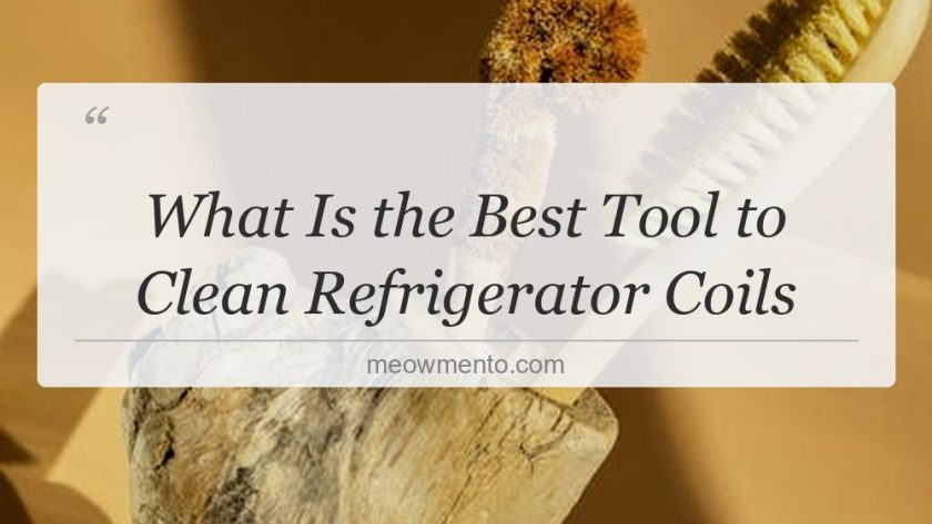what is the best tool to clean refrigerator coils