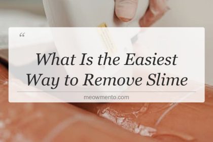 what is the easiest way to remove slime