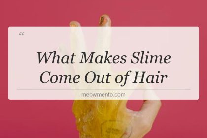what makes slime come out of hair