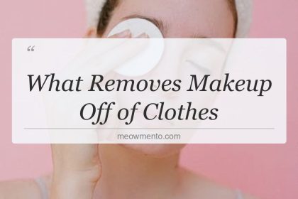 what removes makeup off of clothes