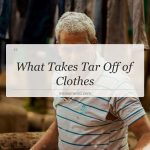 what takes tar off of clothes