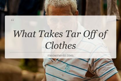 what takes tar off of clothes